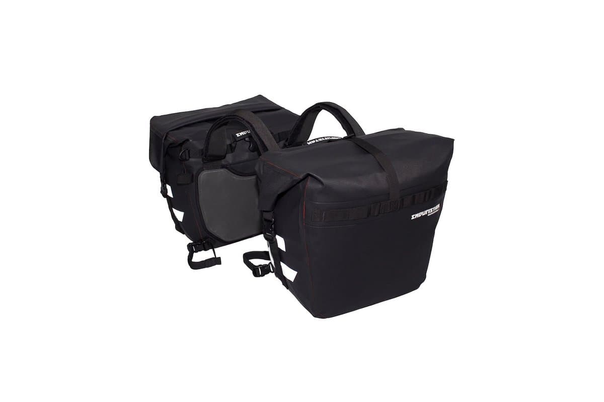 Enduristan Monsoon 3 pannier pair, studio shot