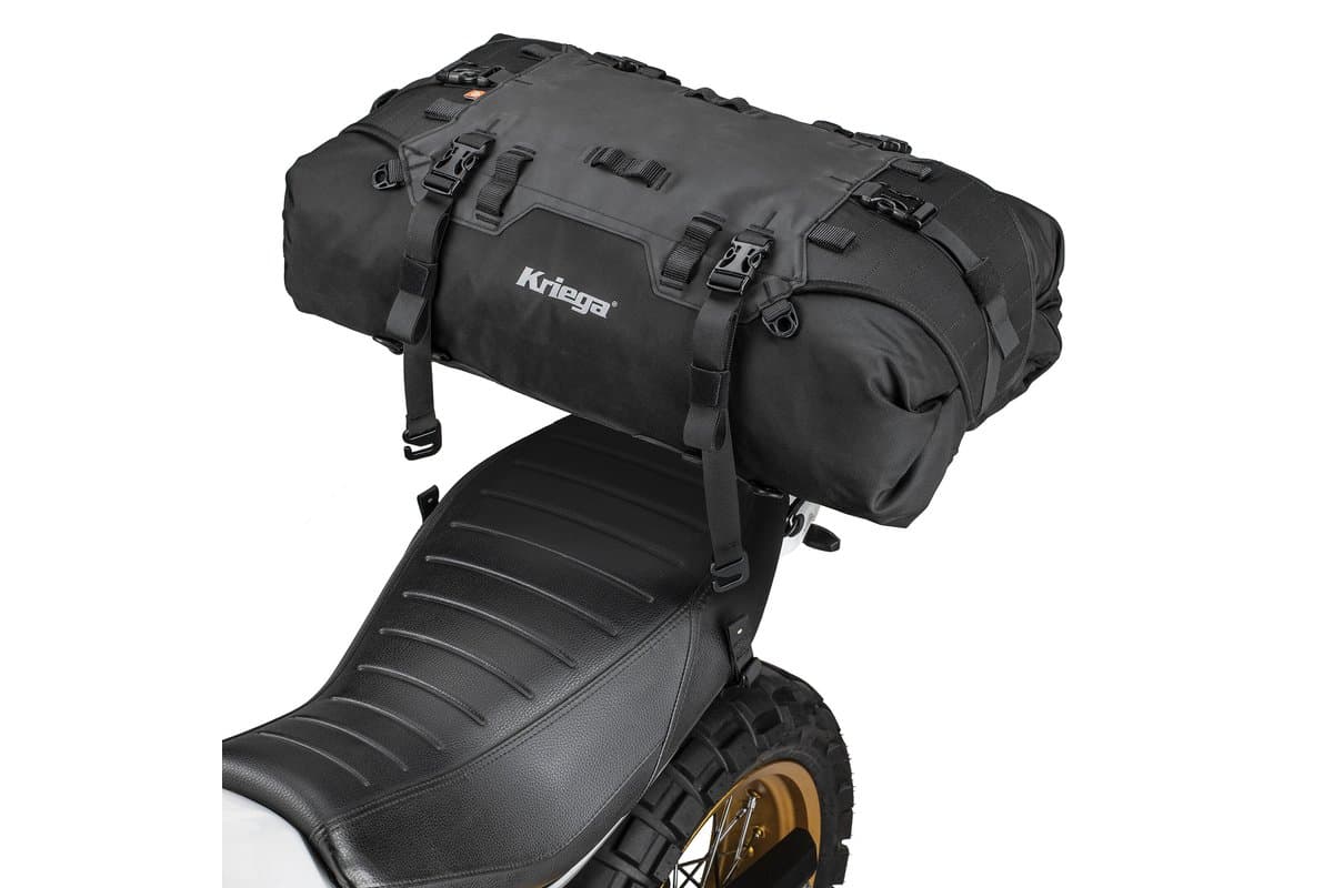 US-40 mounted across a motorcycle pillion seat