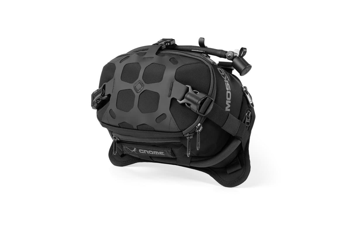 Mosko Moto Gnome Tank Bag in Triple Black, studio shot