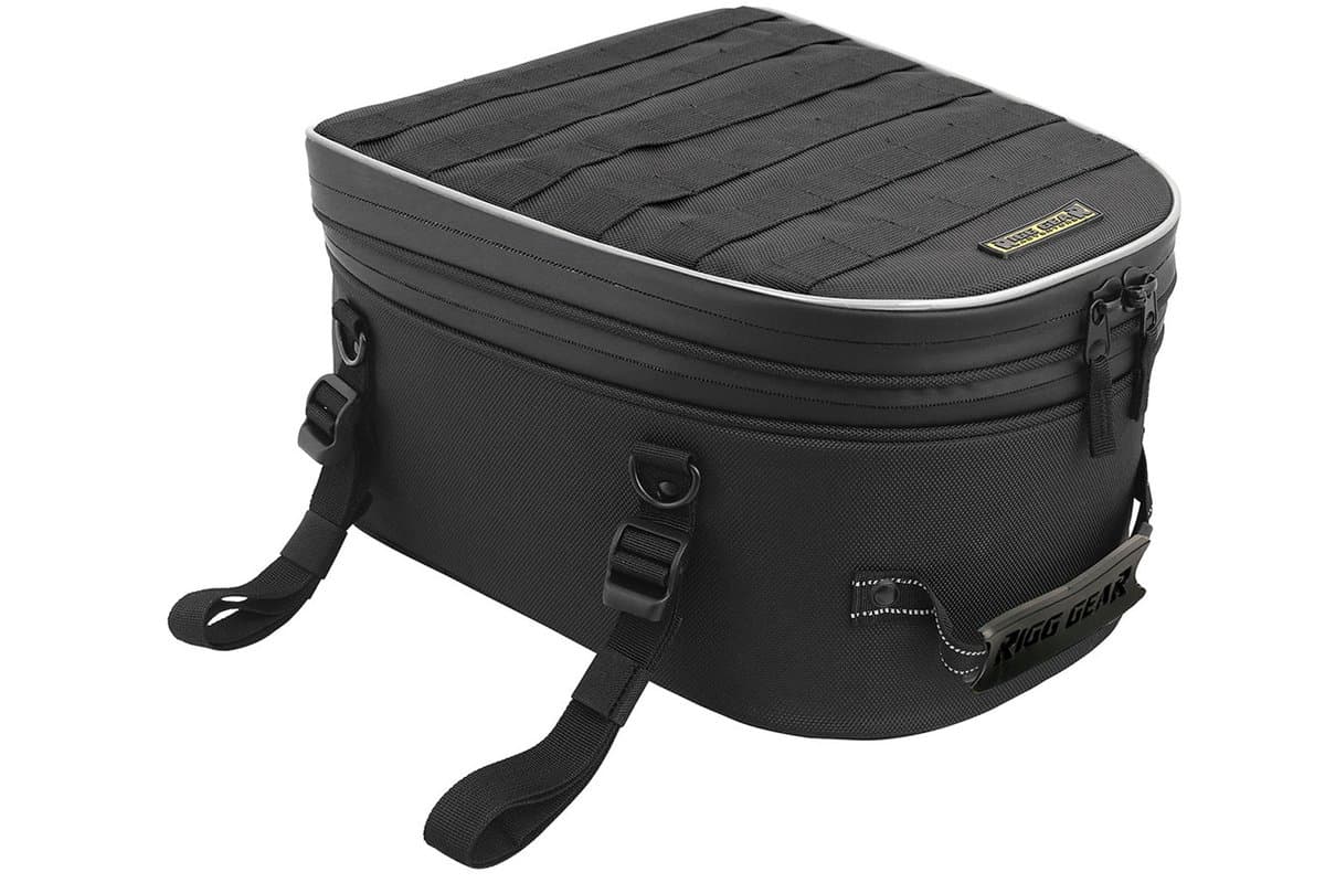 Nelson-Rigg Trails End Adventure Tail Bag on white