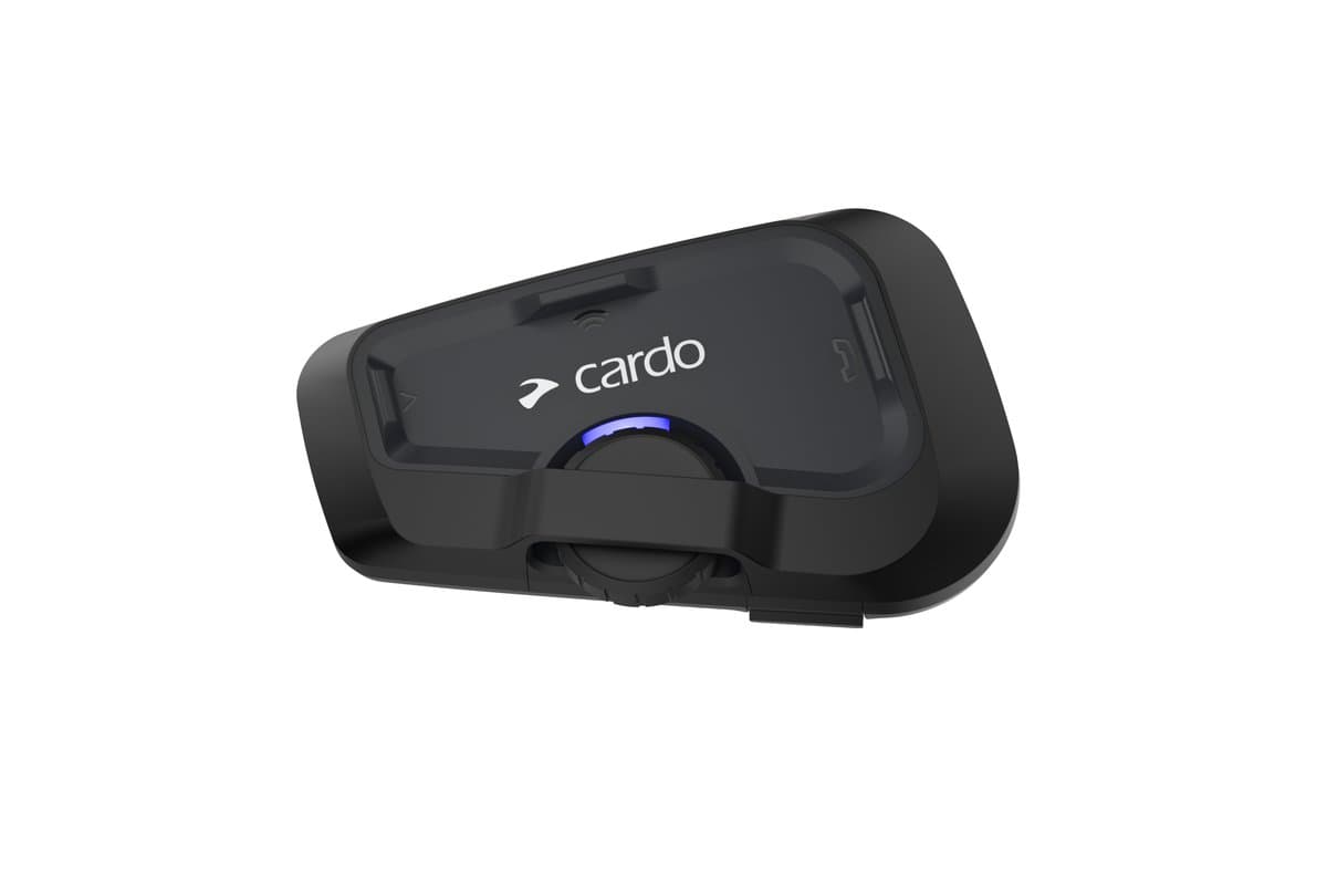 Cardo Freecom 4x unit, studio shot on white