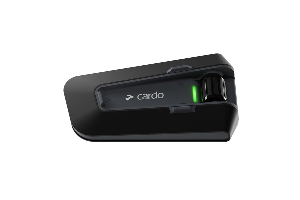 Cardo Packtalk Neo unit, studio shot on white