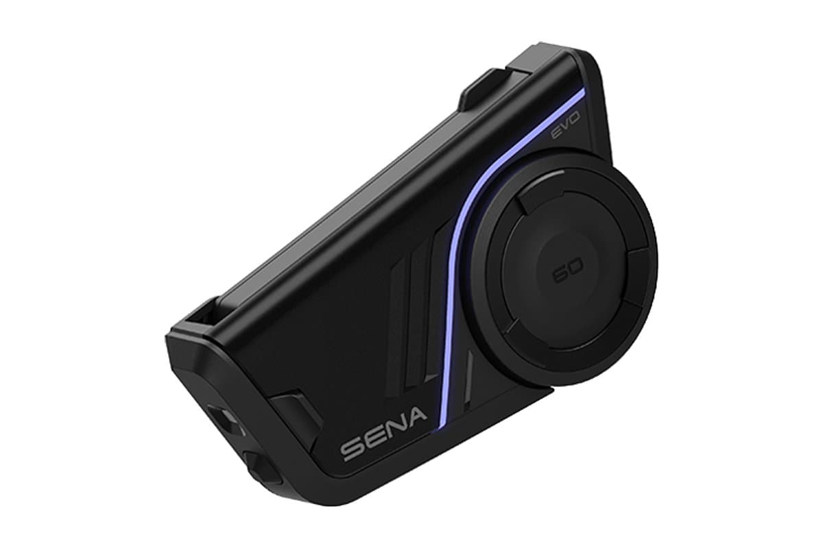 Sena 60S EVO main unit seen from a raised three-quarter angle