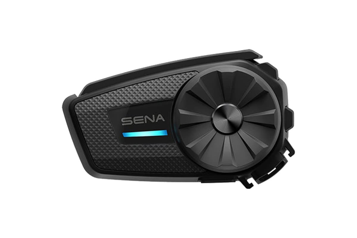 Sena Spider ST1 main unit, front view with jog dial