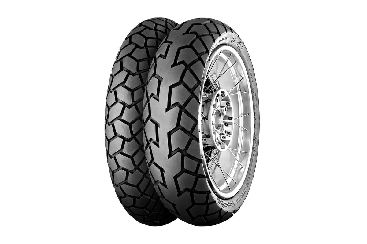 Continental TKC 70 motorcycle tire tread