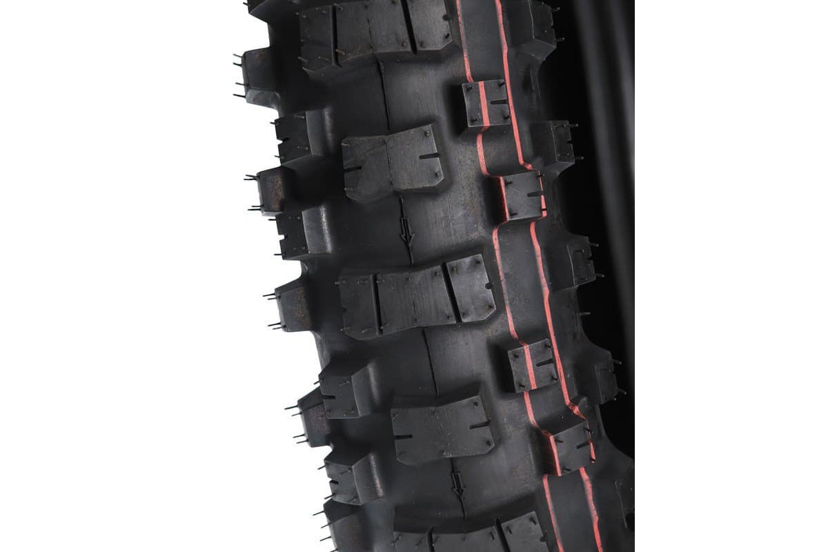 Motoz Tractionator Outback Race: very close crop of the tread, individual knob shapes filling the frame