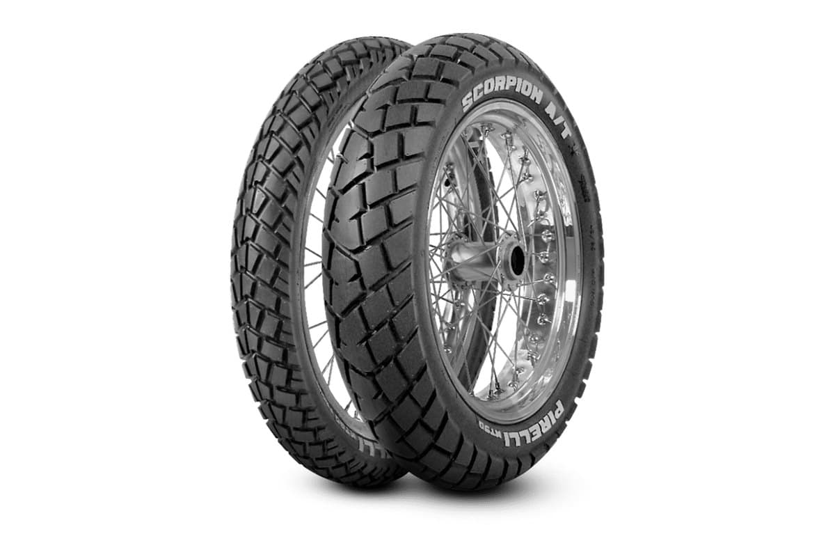 Pirelli Scorpion MT 90 A/T motorcycle tire tread